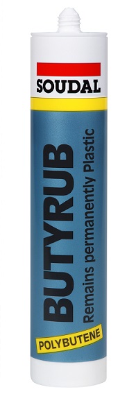 SOUDAL - BUTYRUB MASTIC - BLACK 310ML